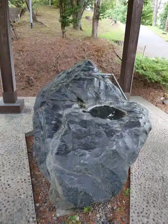 東神楽神社の手水舎