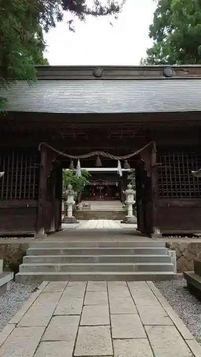 河口浅間神社の山門・神門