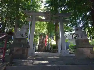 弥生神社の鳥居