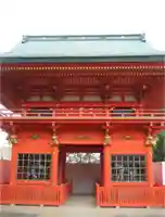 穴八幡宮の山門・神門