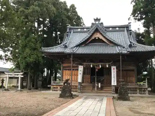 安田八幡宮の本殿