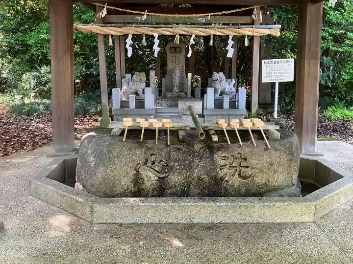 愛知縣護國神社の手水舎