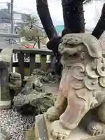叶神社 (西叶神社)の狛犬