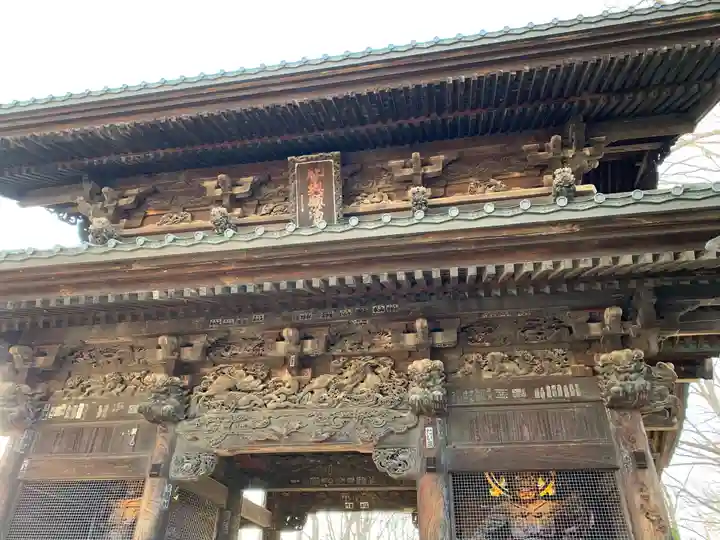 妻沼聖天山歓喜院の山門・神門