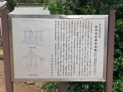 府中日吉神社の歴史