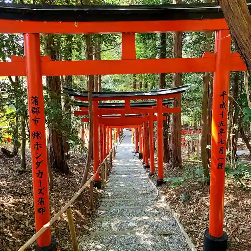 二川伏見稲荷の鳥居