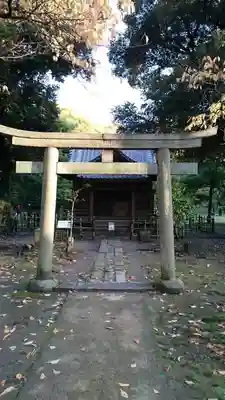 旧稲生神社の鳥居