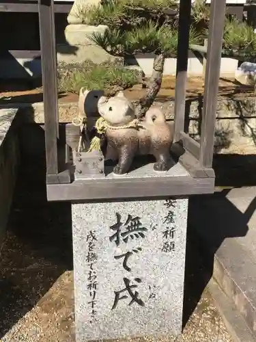 白國神社の狛犬