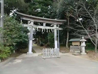 雷神社の鳥居