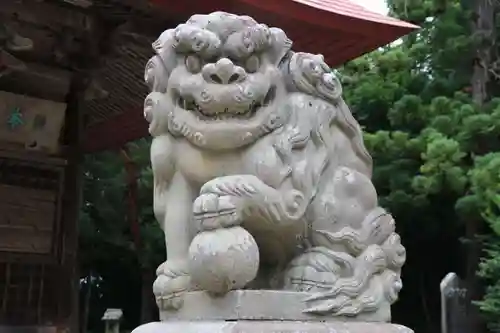 隠津島神社の狛犬