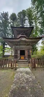 普門院（文知摺観音）の塔