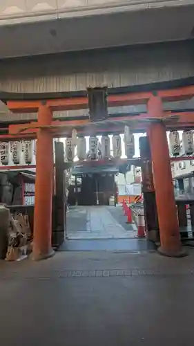 八坂神社御供社（又旅社）の鳥居