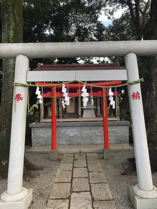 多摩川浅間神社の鳥居