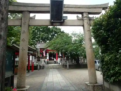 元郷氷川神社の鳥居