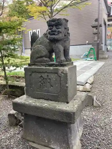 手稲神社の狛犬