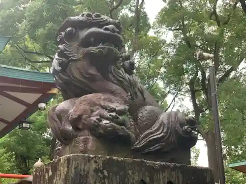 多摩川浅間神社の狛犬