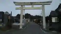 都々古別神社(馬場)の鳥居