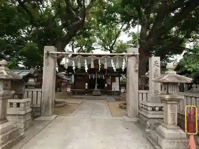 天神社(桑津天神社)の山門・神門