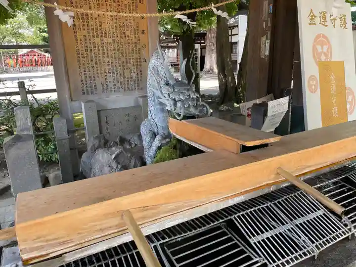 真清田神社の手水舎