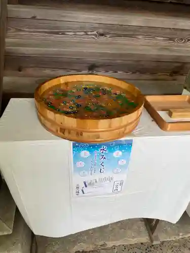 三原八幡宮のおみくじ