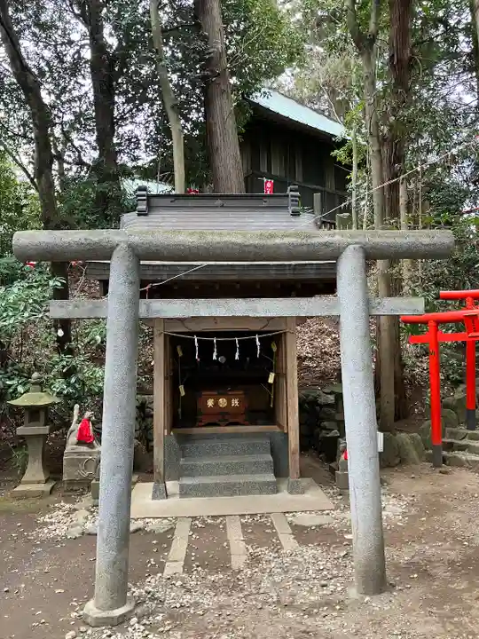 白笹稲荷神社の末社・摂社