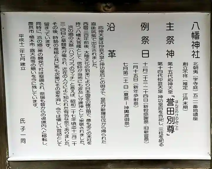 八幡神社の歴史