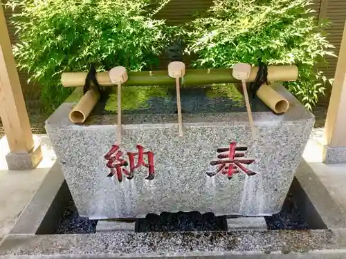 二宮神社の手水舎