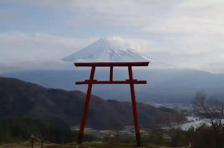 河口浅間神社の鳥居