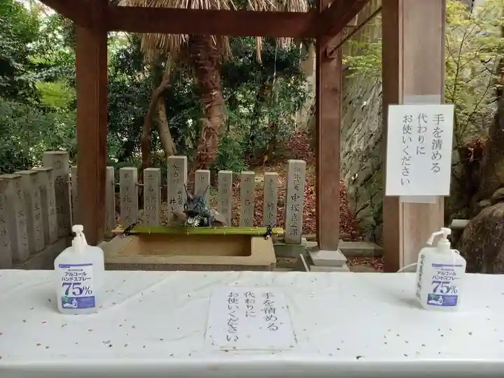 北山鹿島神社の手水舎