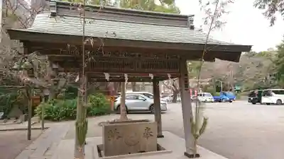 稲毛神社の手水舎