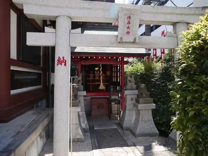 江東寺の鳥居