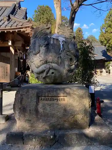 冨士御室浅間神社の狛犬