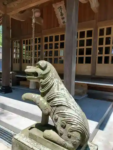 浮島神社の狛犬