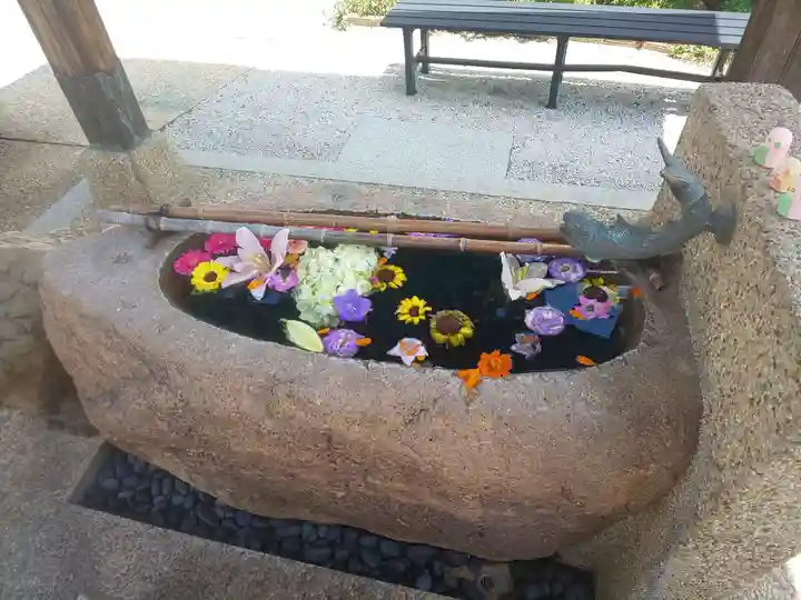 水堂須佐男神社の手水舎