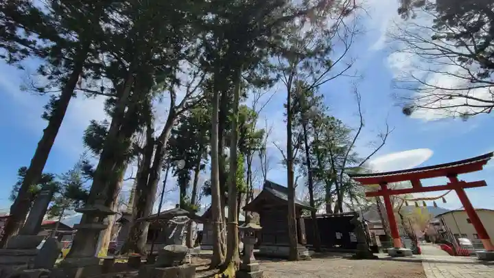 小室浅間神社の景色