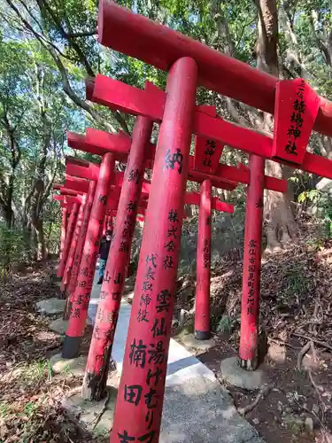 猿場稲荷神社の鳥居