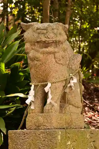 大山神社（自転車神社・耳明神社）の狛犬
