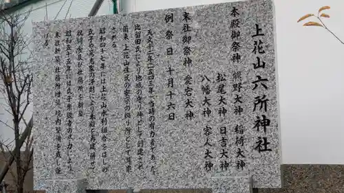 上花山　六所神社(京都府)