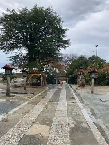 子鍬倉神社の庭園