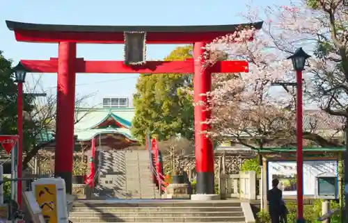 亀戸天神社の鳥居