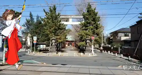 葛飾八幡宮の鳥居