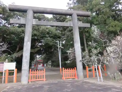 息栖神社の鳥居