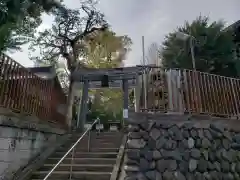 上高田氷川神社の鳥居