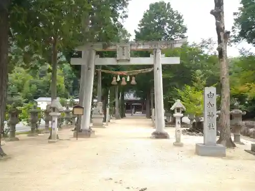 由加神社（和気由加神社）の鳥居