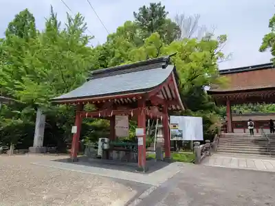 津島神社の手水舎