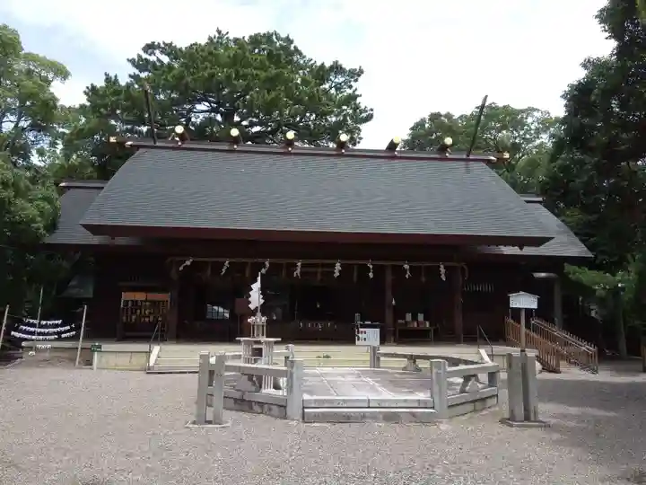 安久美神戸神明社の本殿・本堂