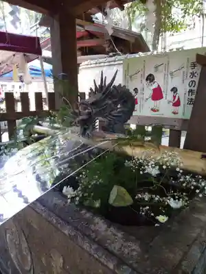 戸越八幡神社の手水舎