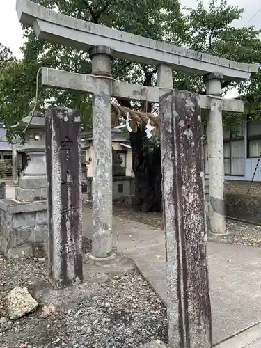 白山神社の鳥居