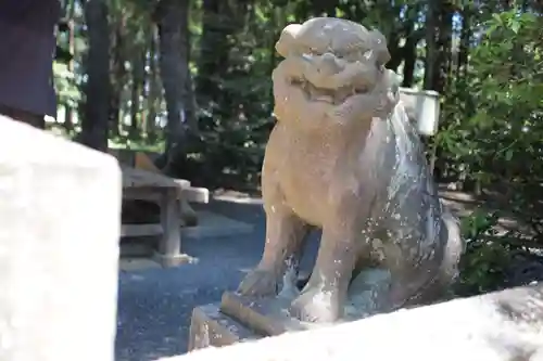 間々田八幡宮の狛犬