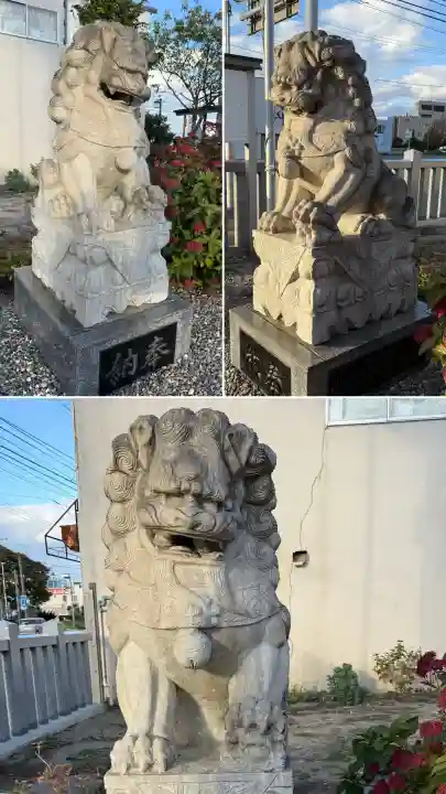 成田山函館別院函館寺の狛犬